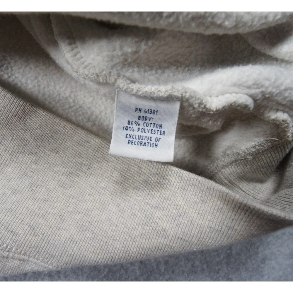 Polo Ralph Lauren Sweatshirt Mens Large Gray Crewneck Pony Logo Fleece Casual
